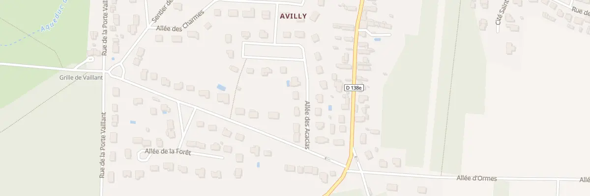 Plan du 7 All des Acacias à Avilly-Saint-Léonard