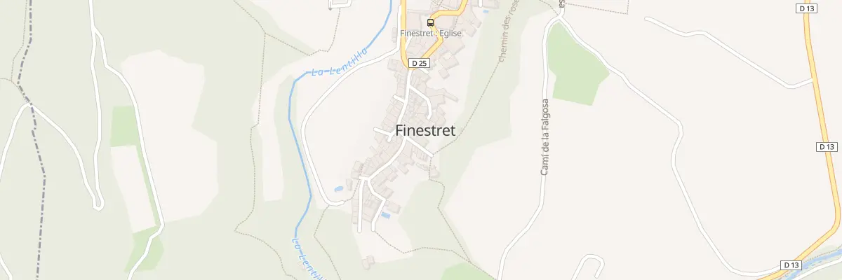 Plan du 9 Cae Del Triall à Finestret