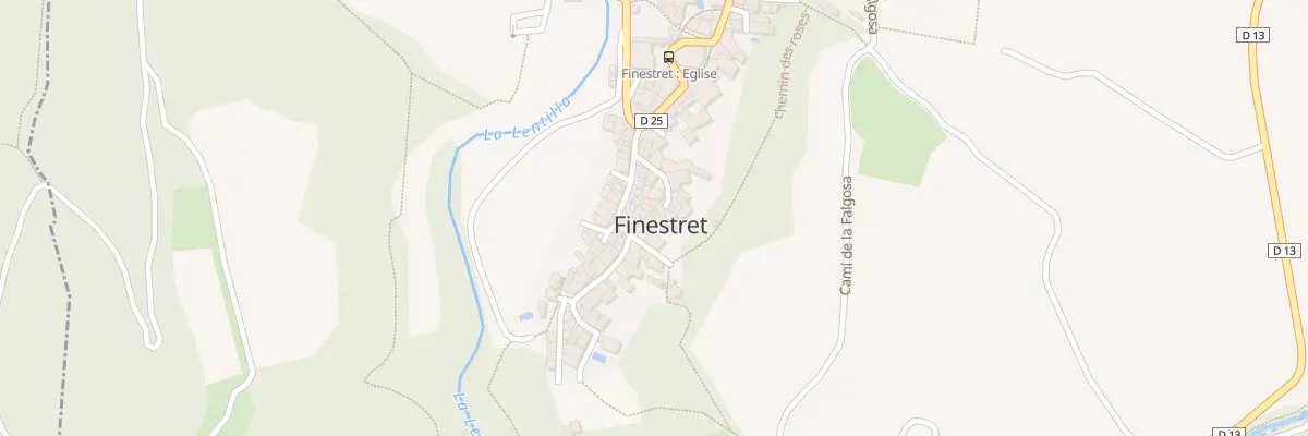 Plan du 96 Village à Finestret