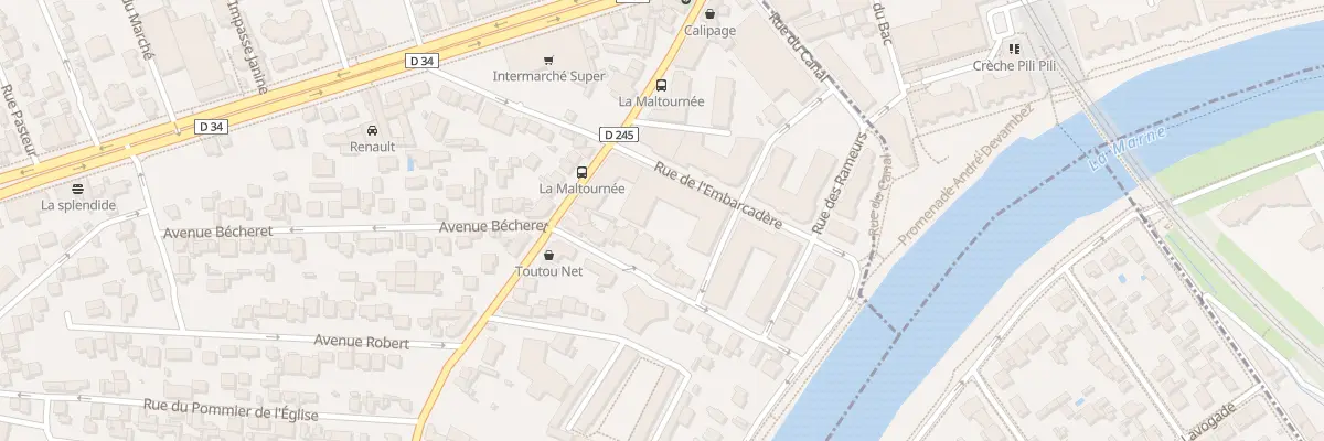 Plan du 4 Rue de l’Embarcadère au Perreux-sur-Marne