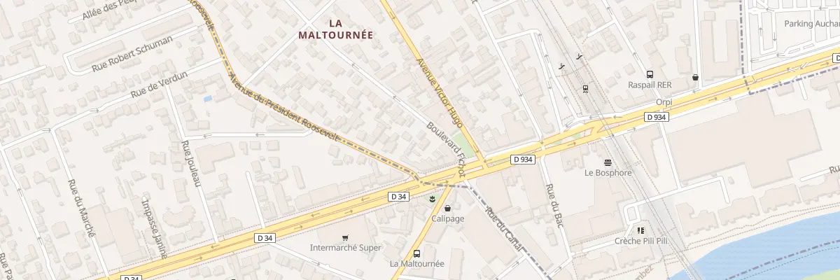 Plan du 7 Bd Fichot à Neuilly-Plaisance