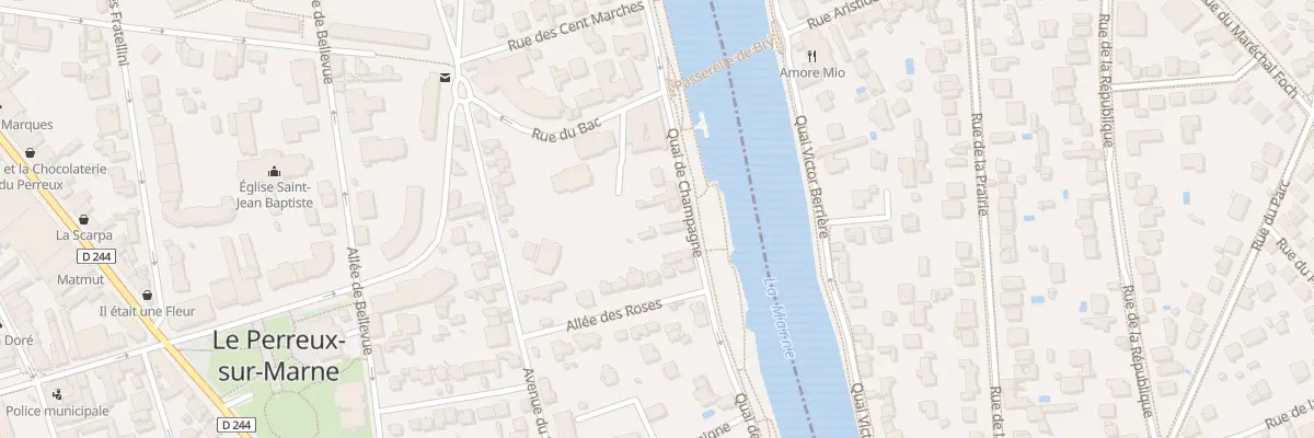 Plan du 44 Quai de Champagne au Perreux-sur-Marne
