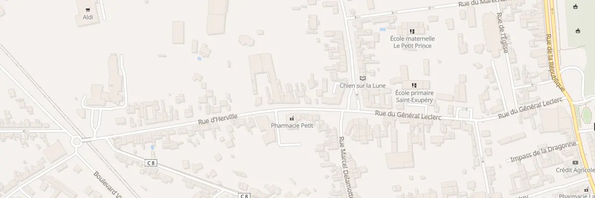 Plan du 12 Rue d’Herville à Villers-Bretonneux