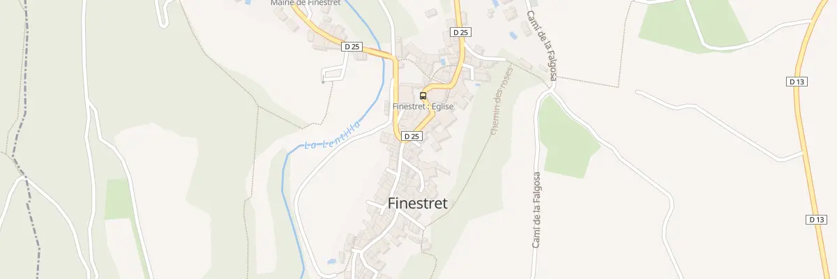 Plan du 121 Village à Finestret