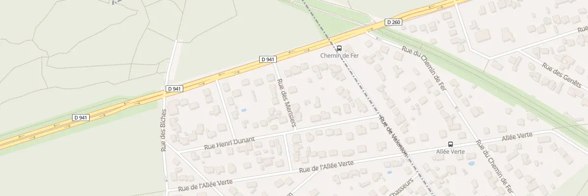 Plan du 5 Rue des Merisiers à Yerres