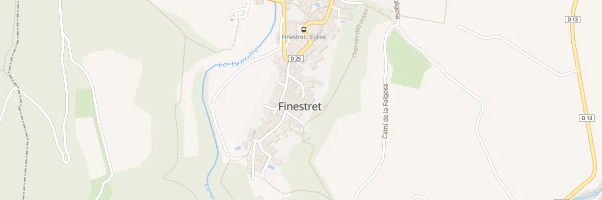 Plan du 110 Village à Finestret