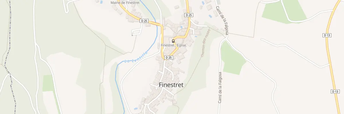 Plan du 122 Village à Finestret