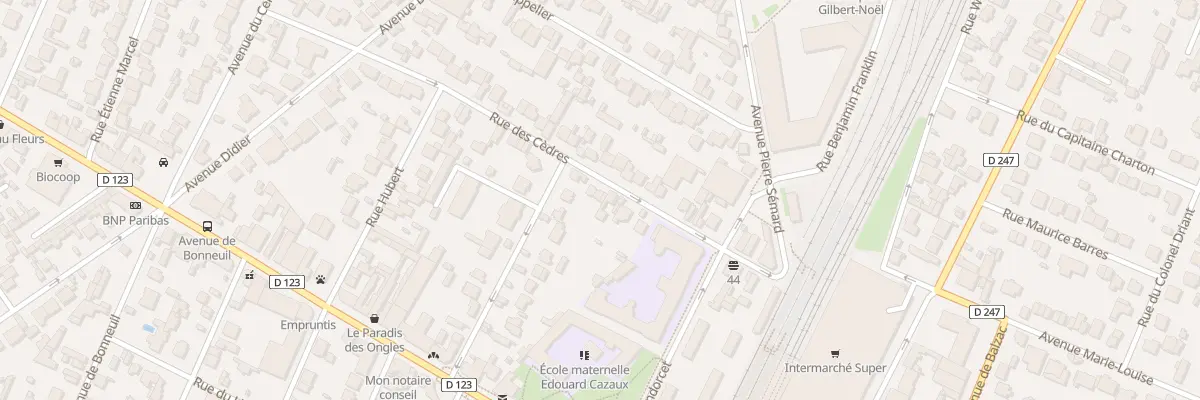 Plan du 26B Rue des Cèdres à Saint-Maur-des-Fossés