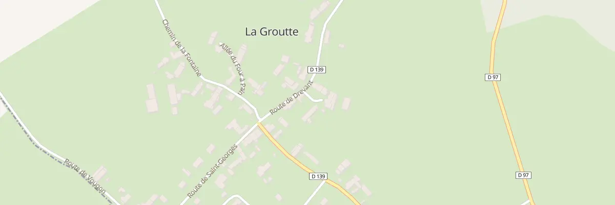 Plan du 2 All des Grandes Vignes à La Groutte