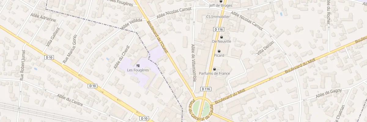 Plan du 2T Bd de l’Ouest au Raincy