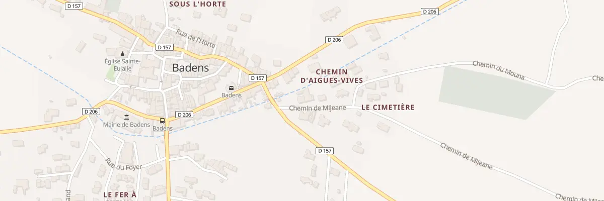 Plan du 149 Chemin d’Aigues Vives à Badens