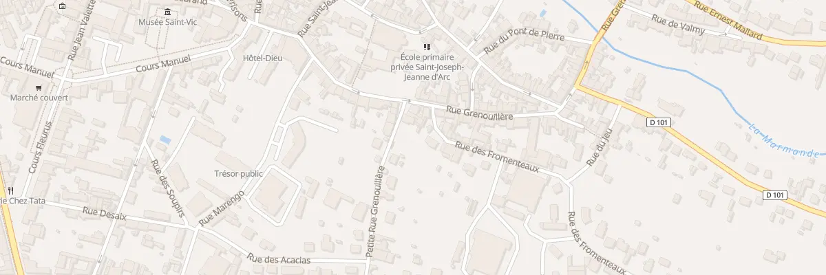 Plan du 3 Ptr Petite Rue Grenouillere à Saint-Amand-Montrond