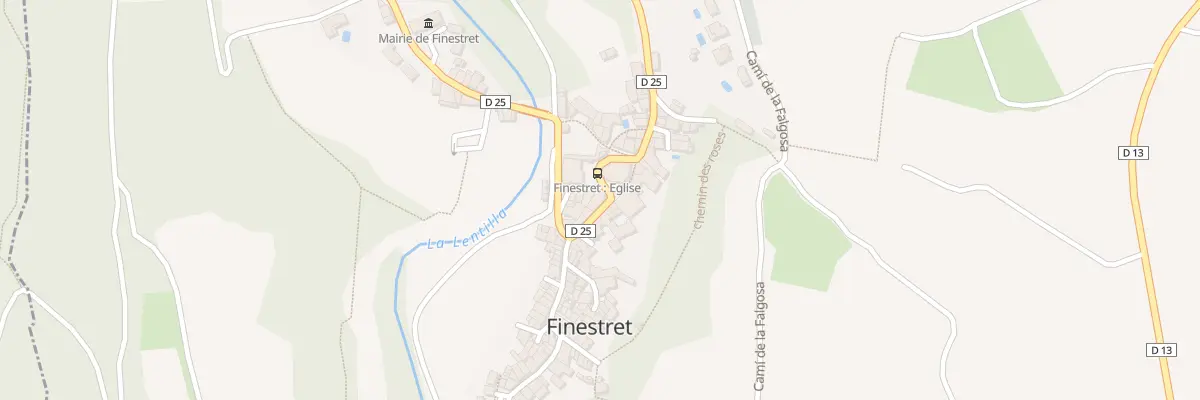 Plan du 1 Cae Major à Finestret