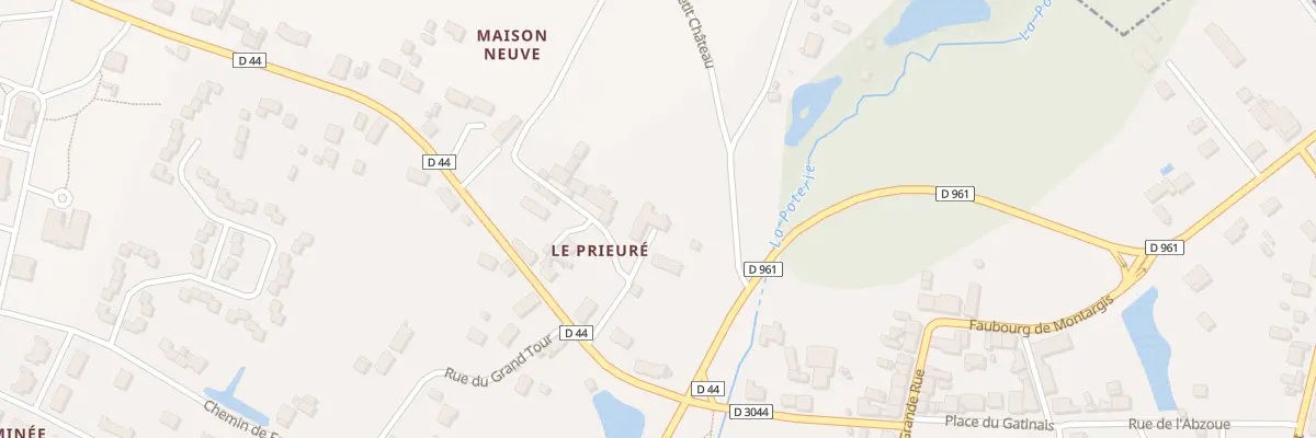 Plan du 4 Rue du Prieuré à Lorris