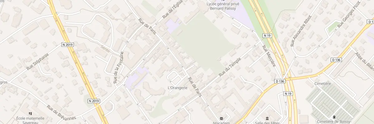 Plan du 21 Rue de Paris à Boissy-Saint-Léger