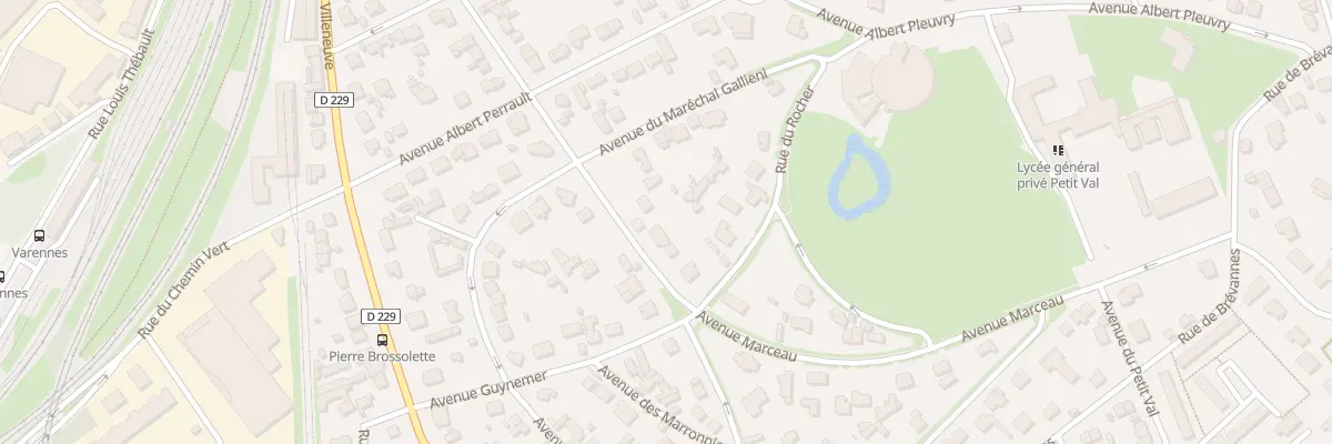 Plan du 33 Bd de Verdun à Sucy-en-Brie