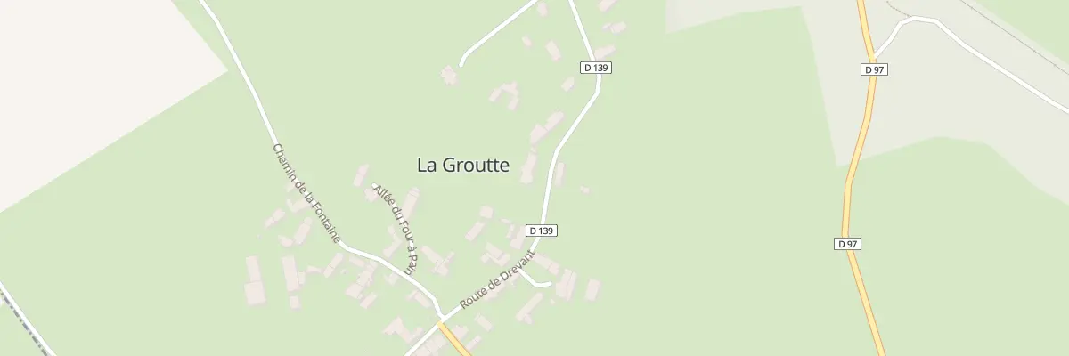 Plan du 7 Rte de Drevant à La Groutte