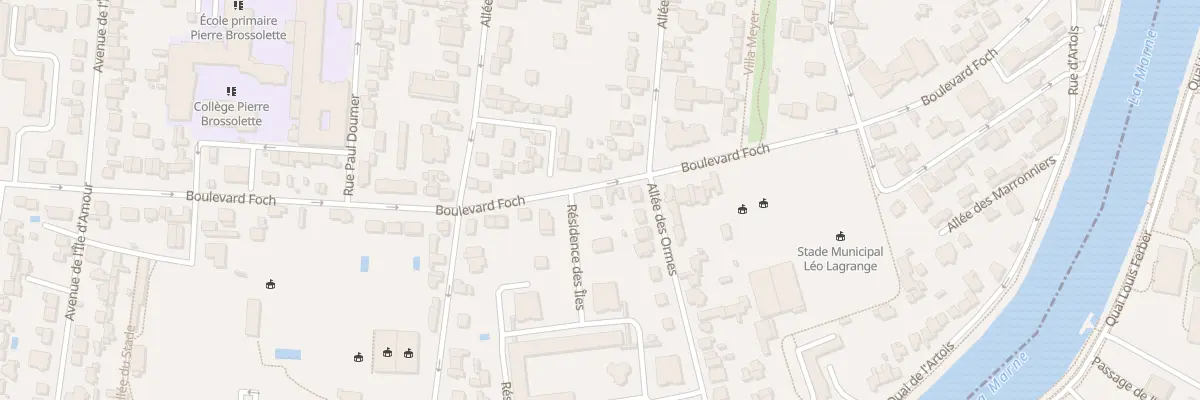 Plan du 104B Bd Foch au Perreux-sur-Marne