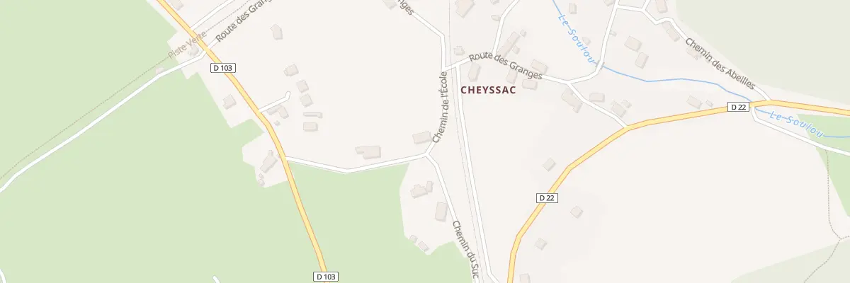 Plan du 3 Che de l’Ecole à Vebret