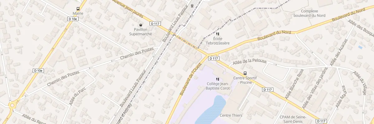 Plan du 93 Bd de l’Ouest au Raincy