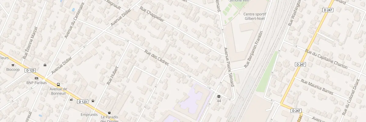 Plan du 37 Rue des Cèdres à Saint-Maur-des-Fossés