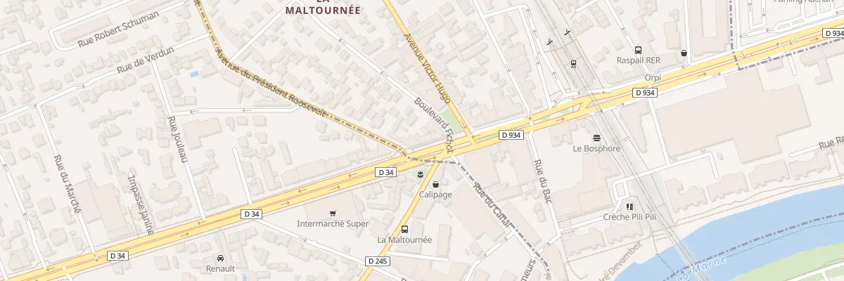 Plan du 3 Bd Galliéni à Neuilly-Plaisance