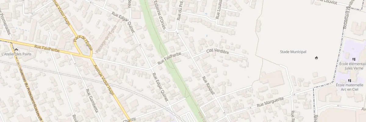 Plan du 43 Rue Raspail à Neuilly-Plaisance