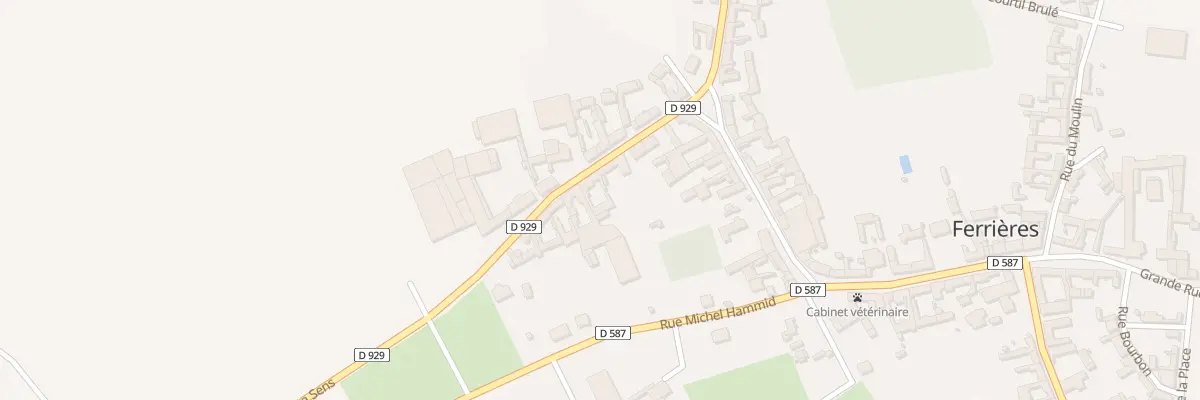 Plan du 3 Rue de la Sens à Ferrières