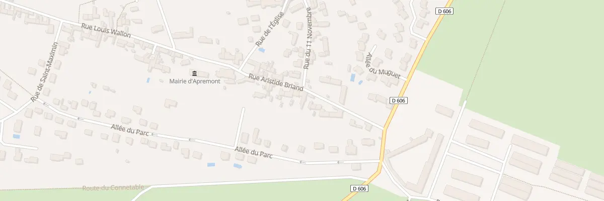 Plan du 15 Rue Aristide Briand à Apremont