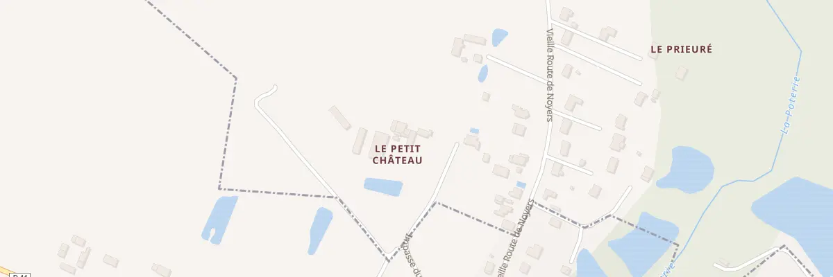 Plan du 5030 Le Petit Chateau à Noyers