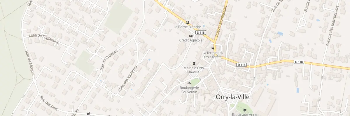 Plan du 4 Rue du Vieux Village à Orry-la-Ville