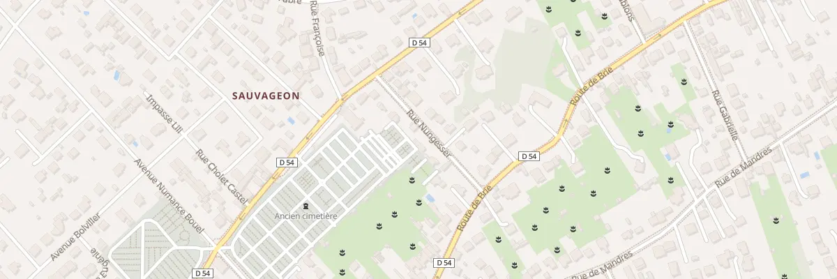 Plan du 5 Rue Nungesser à Brunoy