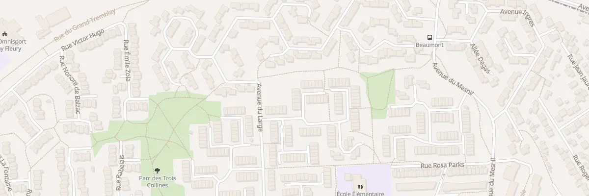 Plan du 7 Sq du Bounty à Fosses