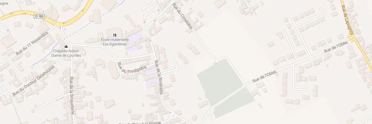 Plan du 5003 Rue de la Rivierette à Allouagne