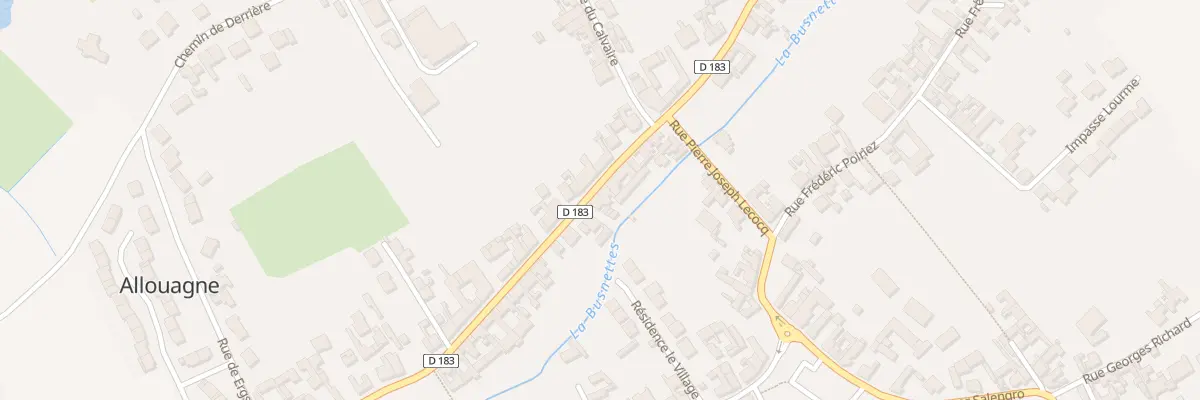 Plan du 46 Rue du Général de Gaulle à Allouagne