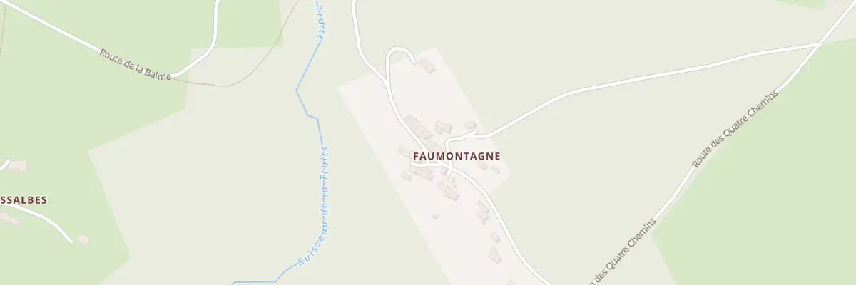 Plan du 18 Rte de Faumontagne à Saint-Amans-Valtoret