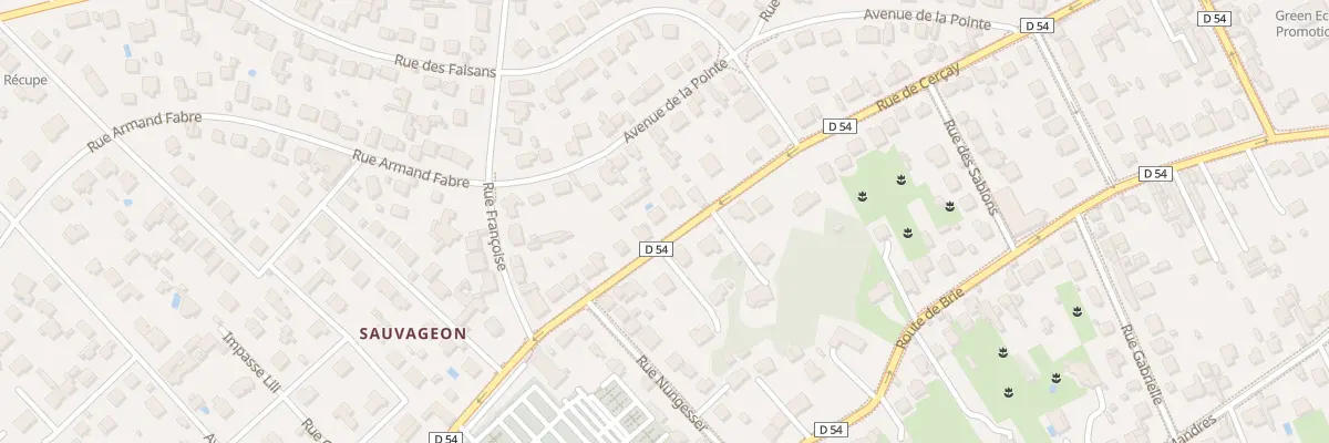 Plan du 51T Rue de Cerçay à Brunoy