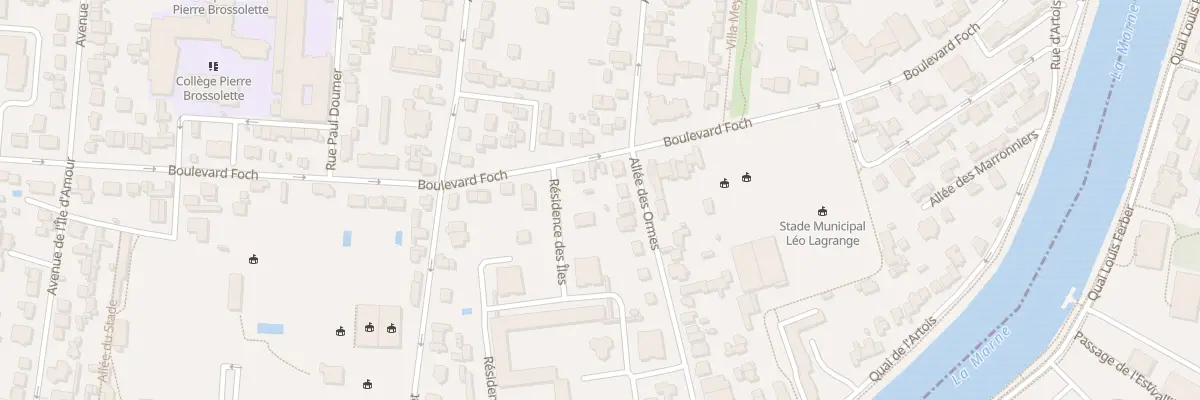 Plan du 106 Bd Foch au Perreux-sur-Marne