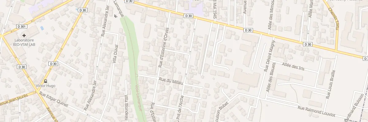 Plan du 23 Rue du Pré de l’Arche à Neuilly-Plaisance