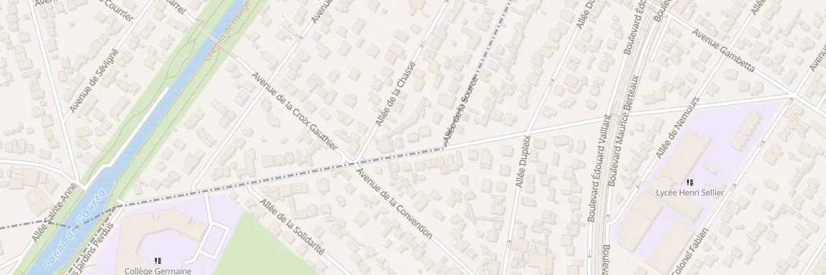 Plan du 35B Av du Château Gobillon à Aulnay-sous-Bois