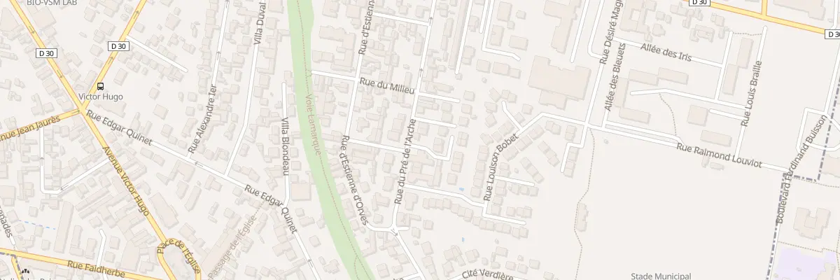 Plan du 10 Rue du Pré de l’Arche à Neuilly-Plaisance