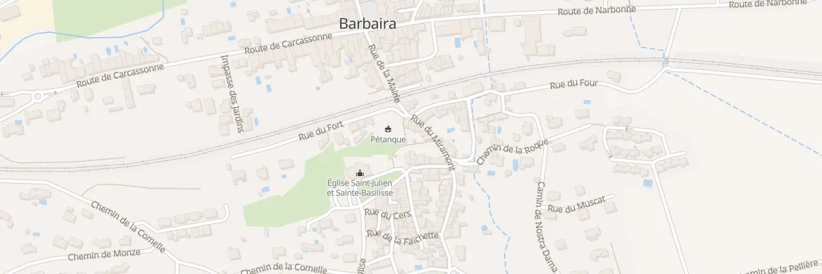 Plan du 4 Rue de Miramont à Barbaira