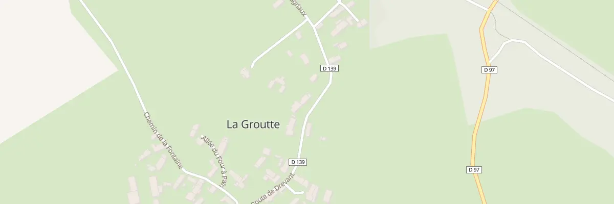 Plan du 11 Rte de Drevant à La Groutte