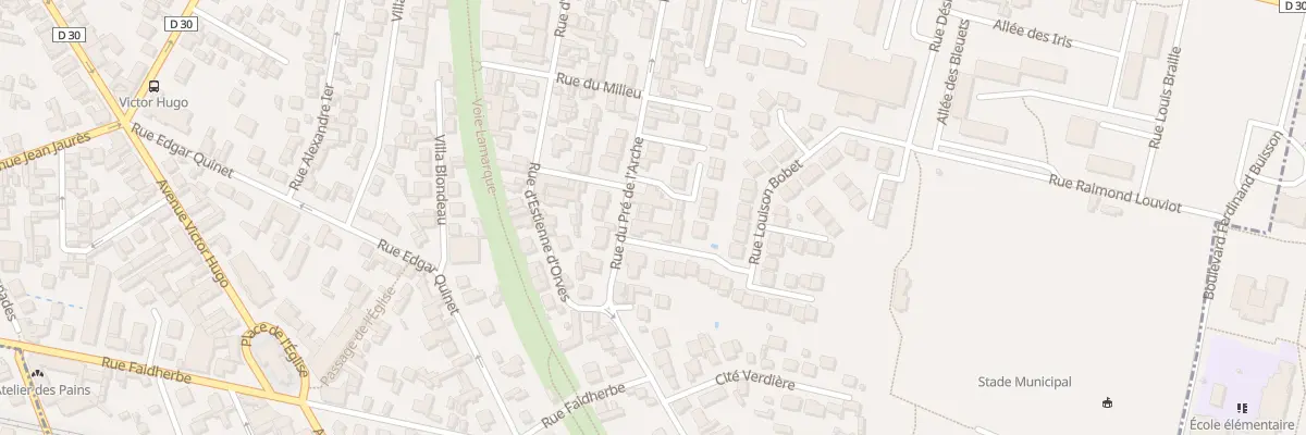 Plan du 6B Rue du Pré de l’Arche à Neuilly-Plaisance
