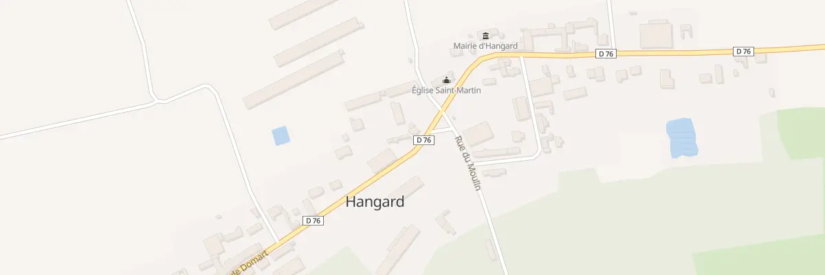 Plan du 2 Rue de Domart à Hangard