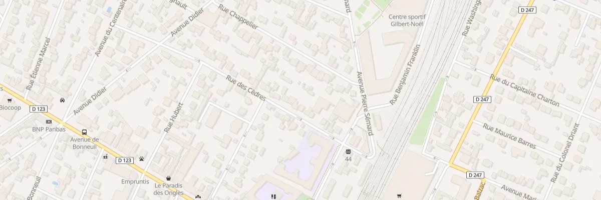 Plan du 41 Rue des Cèdres à Saint-Maur-des-Fossés