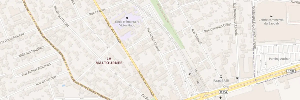Plan du 17 Rue Edgar Quinet à Neuilly-Plaisance