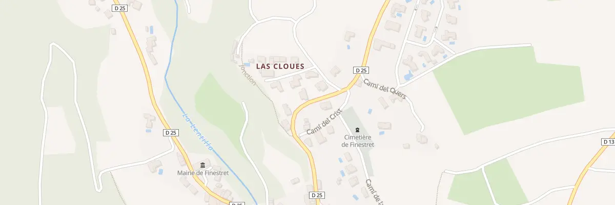 Plan du 5 Las Cloues à Finestret