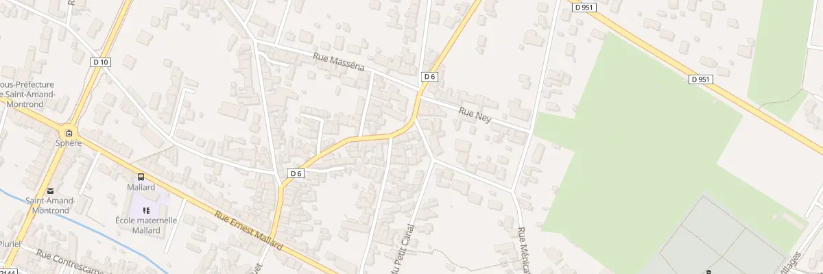 Plan du 50 Rue Emile Dumas à Saint-Amand-Montrond