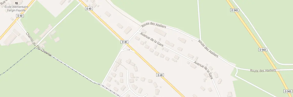 Plan du 6 Av de la Gare à La Chapelaude